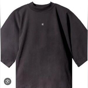 Yeezy YZY Gap By Balenciaga 3/4 Sleeve Tee Oversized | black and dark blue